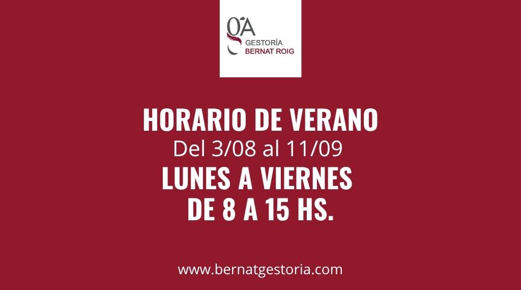 horario verano